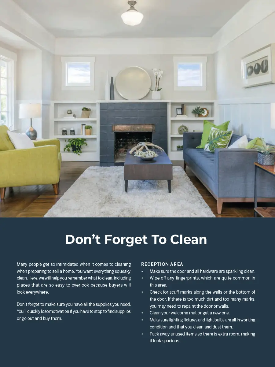 Fine and Country brochure local businesses page